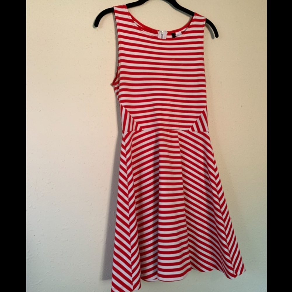 Striped Fit and Flare Dress!